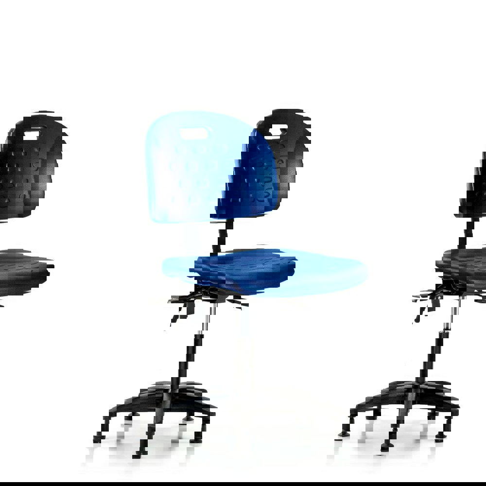 Task Chair: Polyurethane, Blue